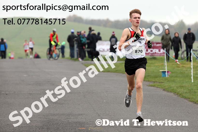 Mens and womens under-17s and under-20s, Heaton Memorial 10k Road Race, Newcastle Town Moor. Photo:  David T. Hewitson/Sports for All Pics